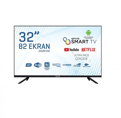 onvo ov32f150 32 inc 82 ekran dahili uydu alicili hd android smart led tv incehesap com