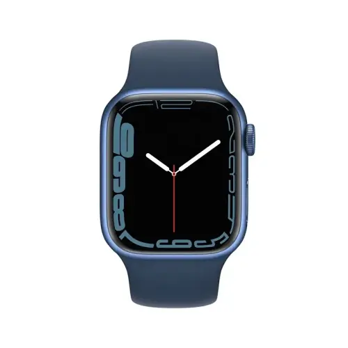 Apple Watch Series 7 GPS 41mm Mavi Alüminyum Kasa ve Abyss Mavi Spor Kordon - MKN13TU/A