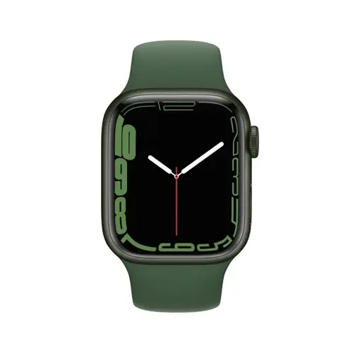 Apple Watch Series 7 GPS 41mm Yeşil Alüminyum Kasa ve Clover Spor Kordon - MKN03TU/A