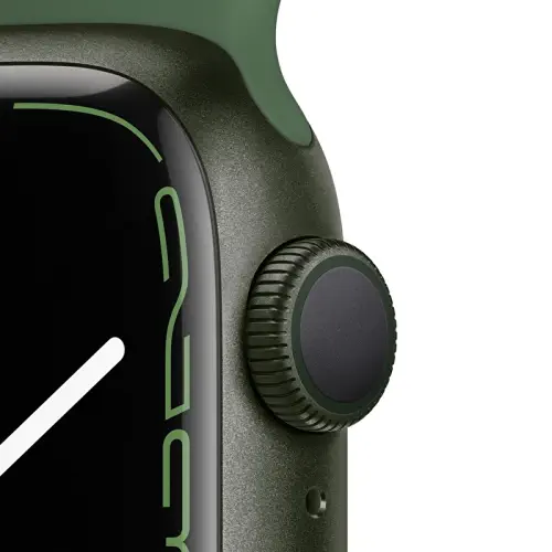 Apple Watch Series 7 GPS 41mm Yeşil Alüminyum Kasa ve Clover Spor Kordon - MKN03TU/A