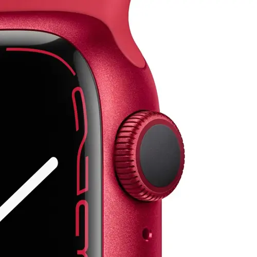 Apple Watch Series 7 GPS 41mm (PRODUCT) RED Alüminyum Kasa ve RED Spor Kordon - MKN23TU/A