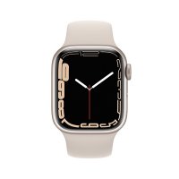 Apple Watch Series 7 GPS 41mm Yıldız Işığı Alüminyum Kasa ve Yıldız Işığı Spor Kordon - MKMY3TU/A
