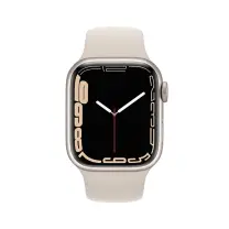 Apple Watch Series 7 GPS 41mm Yıldız Işığı Alüminyum Kasa ve Yıldız Işığı Spor Kordon - MKMY3TU/A