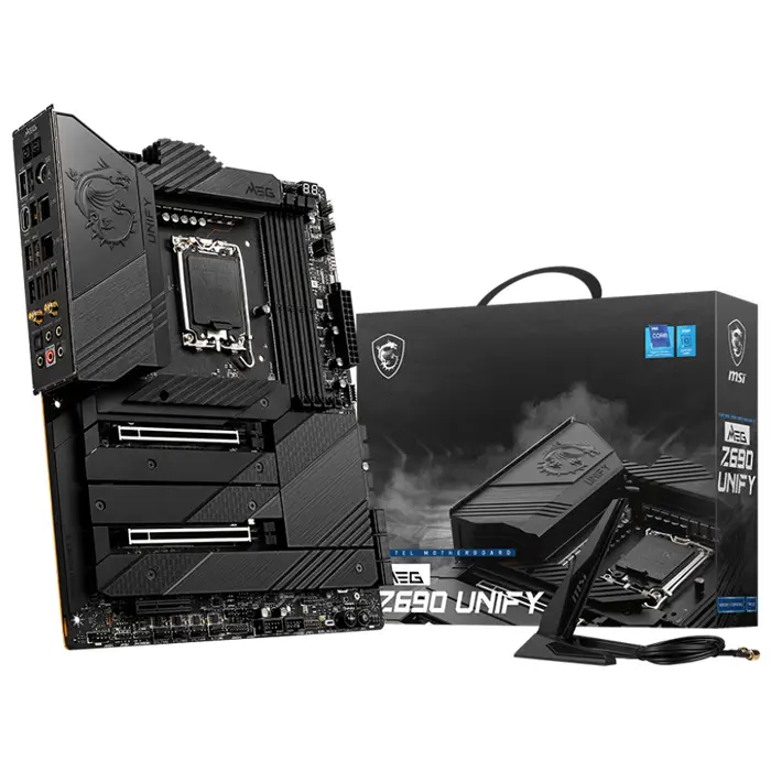 MSI MEG Z690 UNIFY Intel Z690 Soket 1700 DDR5 6666(OC)MHz ATX Gaming (Oyuncu) Anakart