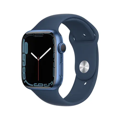 Apple Watch Series 7 GPS 45mm Mavi Alüminyum Kasa ve Abyss Mavi Spor Kordon - MKN83TU/A