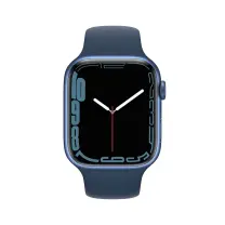 Apple Watch Series 7 GPS 45mm Mavi Alüminyum Kasa ve Abyss Mavi Spor Kordon - MKN83TU/A