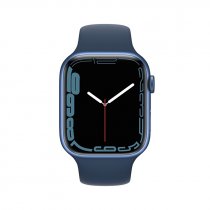 Apple Watch Series 7 GPS 45mm Mavi Alüminyum Kasa ve Abyss Mavi Spor Kordon - MKN83TU/A