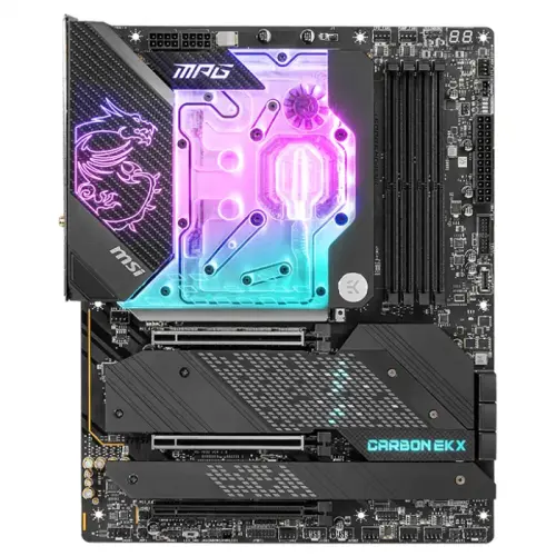 MSI MPG Z690 CARBON EK X Intel Z690 Soket 1700 DDR5 6666(OC)MHz ATX Gaming (Oyuncu) Anakart