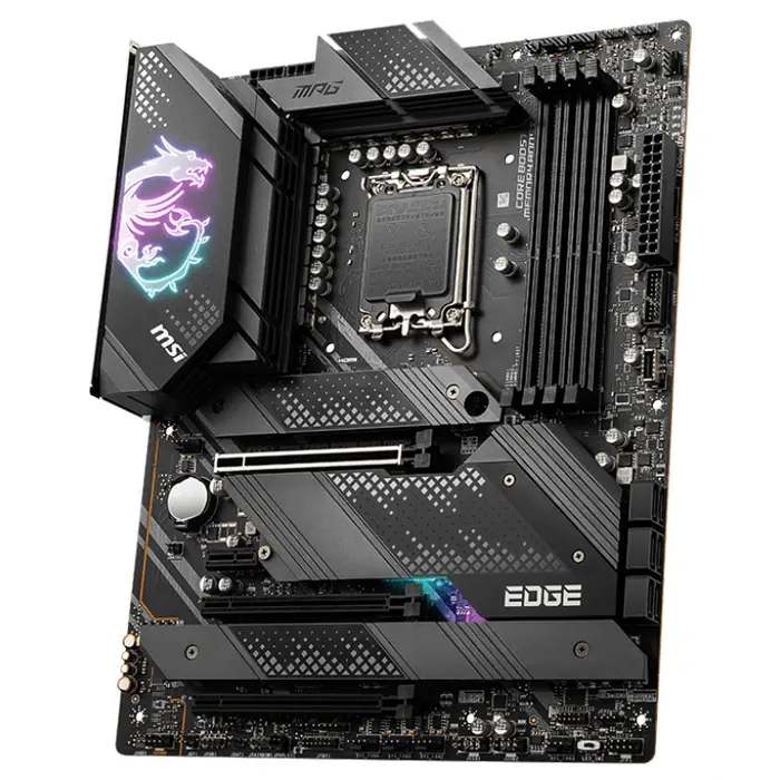 MSI MPG Z690 EDGE WIFI DDR4 Intel Z690 Soket 1700 DDR4 5200(OC)MHz ATX Gaming (Oyuncu) Anakart