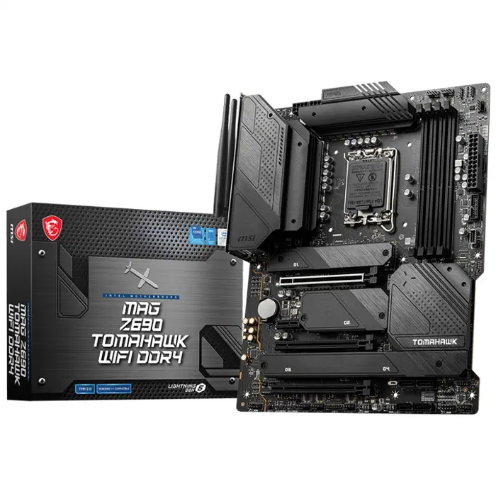 MSI MAG Z690 TOMAHAWK WIFI DDR4 Intel Z690 Soket 1700 DDR4 5200(OC)MHz ATX Gaming (Oyuncu) Anakart