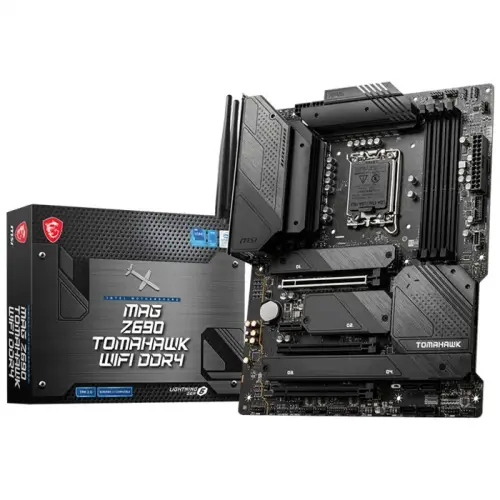 MSI MAG Z690 TOMAHAWK WIFI DDR4 Intel Z690 Soket 1700 DDR4 5200(OC)MHz ATX Gaming (Oyuncu) Anakart