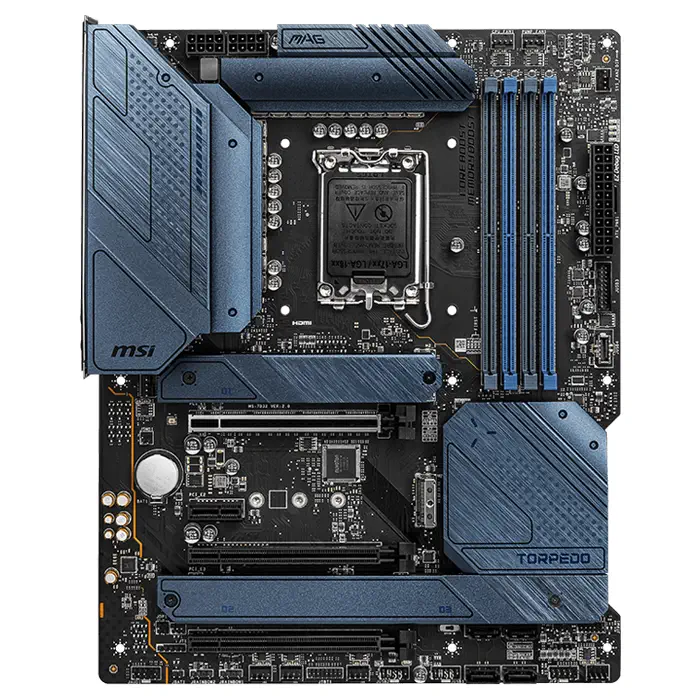 MSI MAG Z690 TORPEDO Intel Z690 Soket 1700 DDR5 6400(OC)MHz ATX Gaming (Oyuncu) Anakart