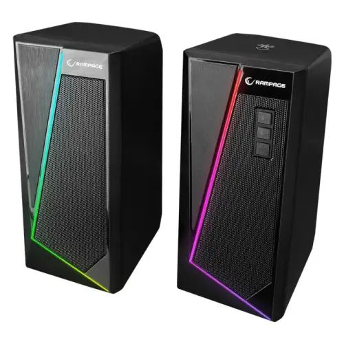 Rampage RMS-X8 Majesty 2.0 Bluetooth/FM RGB LED Gaming Speaker