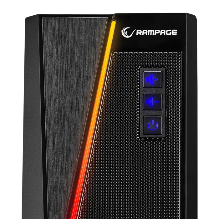 Rampage RMS-X8 Majesty 2.0 Bluetooth/FM RGB LED Gaming Speaker