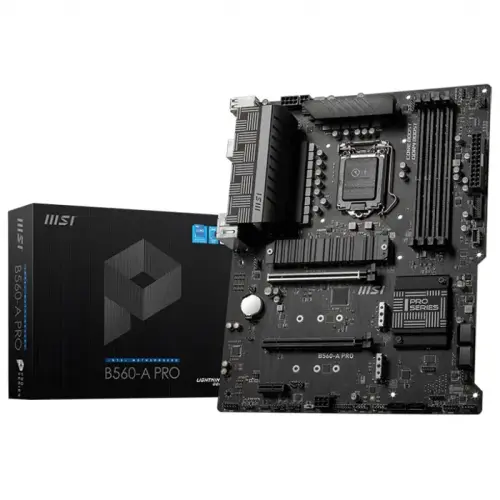 MSI B560-A PRO Intel B560 Soket 1200 DDR4 5066(OC)MHz ATX Gaming (Oyuncu) Anakart