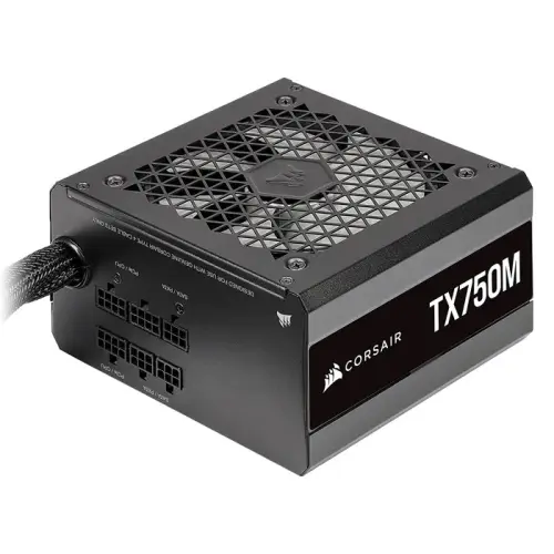 Corsair TX-M Serisi (2021) TX750M CP-9020230-EU 750W 80 Plus Gold Yarı Modüler Siyah Power Supply