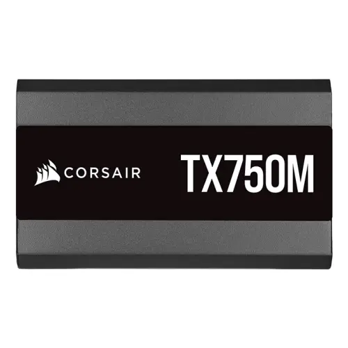 Corsair TX-M Serisi (2021) TX750M CP-9020230-EU 750W 80 Plus Gold Yarı Modüler Siyah Power Supply