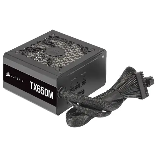 Corsair TX-M Serisi TX650M CP-9020229-EU 650W 80 Plus Gold Yarı Modüler Siyah Power Supply
