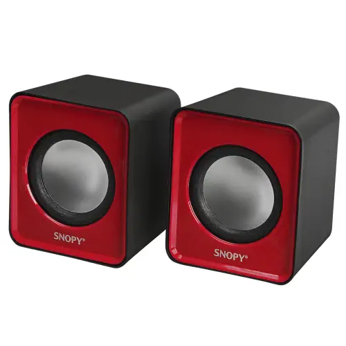 Snopy SN-66 2.0 Kırmızı USB Speaker