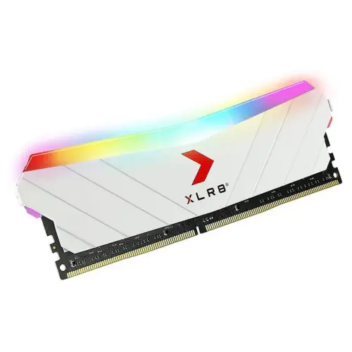 PNY XLR8 Gaming EPIC-X RGB White 16GB (2x8GB) 3200MHz CL16 DDR4 Gaming Ram (MD16GK2D4320016XWRGB)