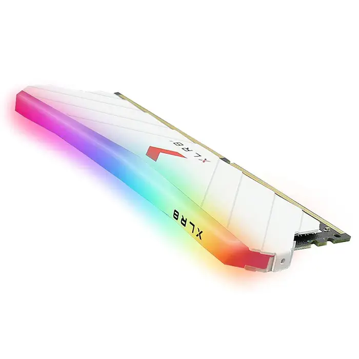 PNY XLR8 Gaming EPIC-X RGB White 16GB (2x8GB) 3200MHz CL16 DDR4 Gaming Ram (MD16GK2D4320016XWRGB)