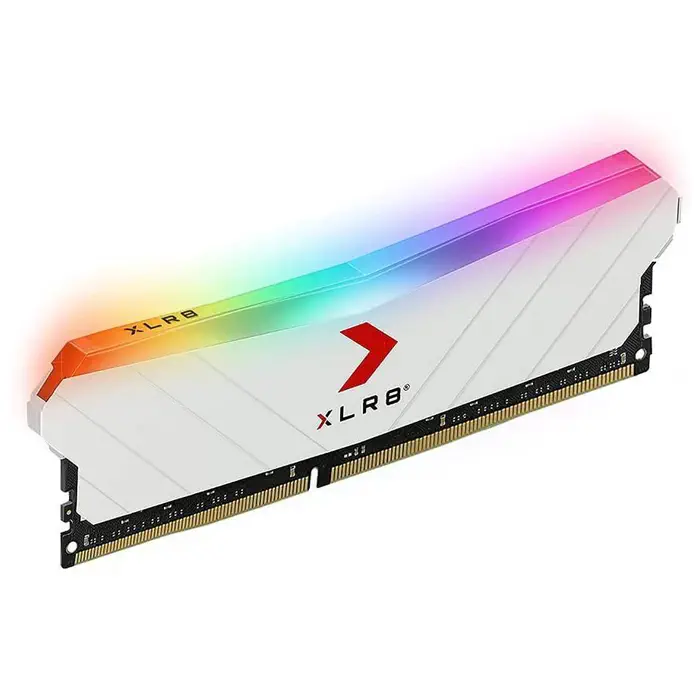 PNY XLR8 Gaming EPIC-X RGB White 16GB (2x8GB) 3200MHz CL16 DDR4 Gaming Ram (MD16GK2D4320016XWRGB)