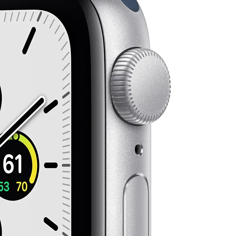 Apple Watch SE GPS 40mm MKNY3TU/A Gümüş Alüminyum Kasa ve Uçurum Mavisi Spor Kordon Akıllı Saat