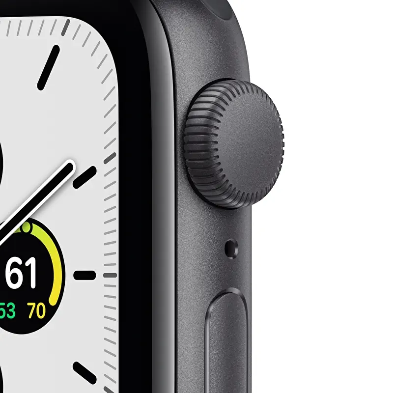 Apple Watch SE GPS 40mm MKQ13TU/A Uzay Grisi Alüminyum Kasa ve Gece Yarısı Spor Kordon Akıllı Saat