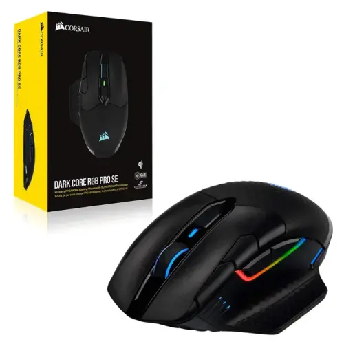 Corsair Dark Core RGB Pro SE CH-9315511-EU 18000 DPI 8 Tuş Optik RGB Kablosuz Gaming (Oyuncu) Mouse