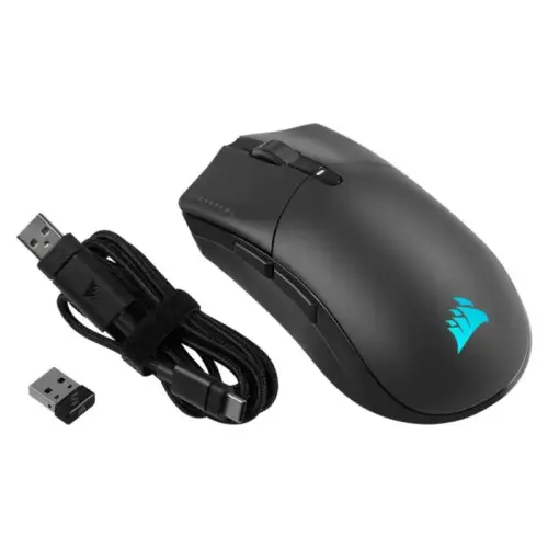 Corsair Sabre RGB Pro Wireless Champion Series CH-9313211-EU 26000 DPI 7 Tuş Optik RGB Kablosuz Gaming (Oyuncu) Mouse