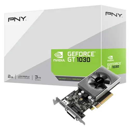 PNY GeForce GT 1030 2GB Low Profile VCG10302D4SFPPB 2GB DDR4 64Bit DX12 Ekran Kartı