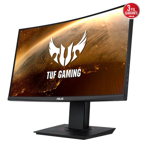 Asus TUF Gaming VG24VQR 23.6” 165Hz 1ms FreeSync Premium VA Full HD Curved Gaming (Oyuncu) Monitör