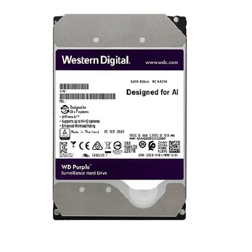 WD Purple WD40PURZ 4TB 3.5″ 5400RPM 64MB SATA 6GB/s 7x24 Güvenlik Diski