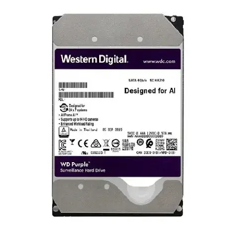 WD Purple WD40PURZ 4TB 3.5″ 5400RPM 64MB SATA 6GB/s 7x24 Güvenlik Diski