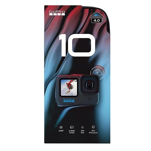 GoPro Hero10 Black 5K 23MP Aksiyon Kamerası - 5GPR/CHDHX-101