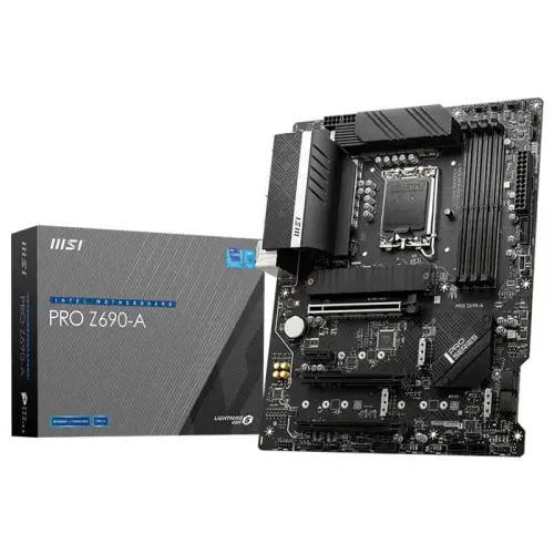 MSI PRO Z690-A Intel Z690 Soket 1700 DDR5 6400(OC)MHz ATX Gaming (Oyuncu) Anakart