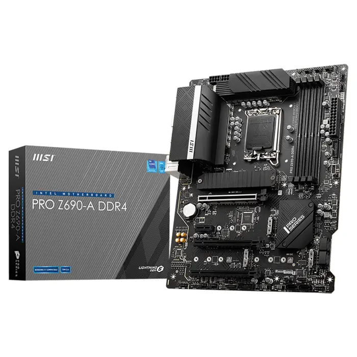 MSI PRO Z690-A DDR4 Intel Z690 Soket 1700 DDR4 5200(OC)MHz ATX Gaming (Oyuncu) Anakart