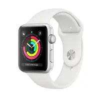 Apple Watch Series 3 GPS, 38mm Silver Aliminyum Kasa Beyaz Kordon MTEY2TU/A  - Apple Türkiye Garantili