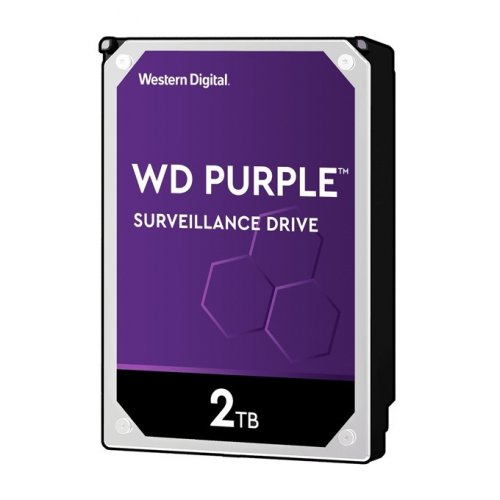 WD Purple WD20PURZ 2TB 3.5 inç 5400RPM 64MB SATA 6GB/s 7x24 Güvenlik Diski