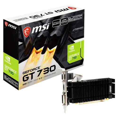 MSI GeForce GT 730 N730K-2GD3H/LPV1 2GB DDR3 64Bit DX12 Gaming (Oyuncu) Ekran Kartı
