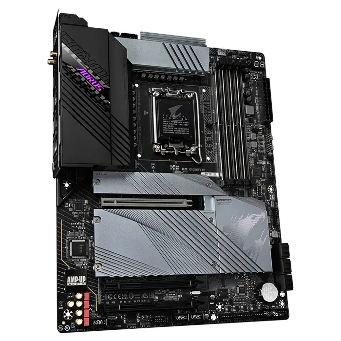Gigabyte Z690 Aorus Pro Intel Z690 Soket 1700 DDR5 6200(OC)MHz ATX Gaming (Oyuncu) Anakart