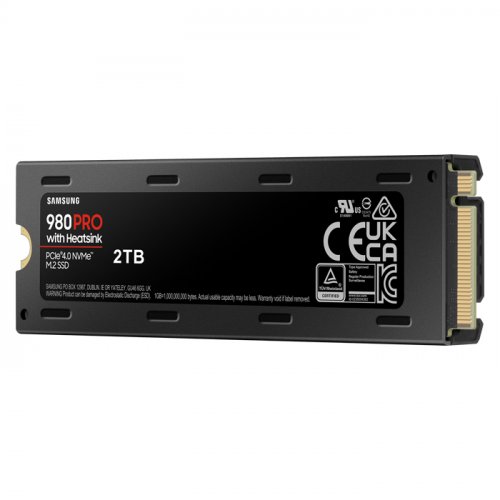 Samsung 980 PRO w/Heatsink MZ-V8P2T0CW 2TB 7000/5100MB/s PCIe NVMe M.2 SSD Disk