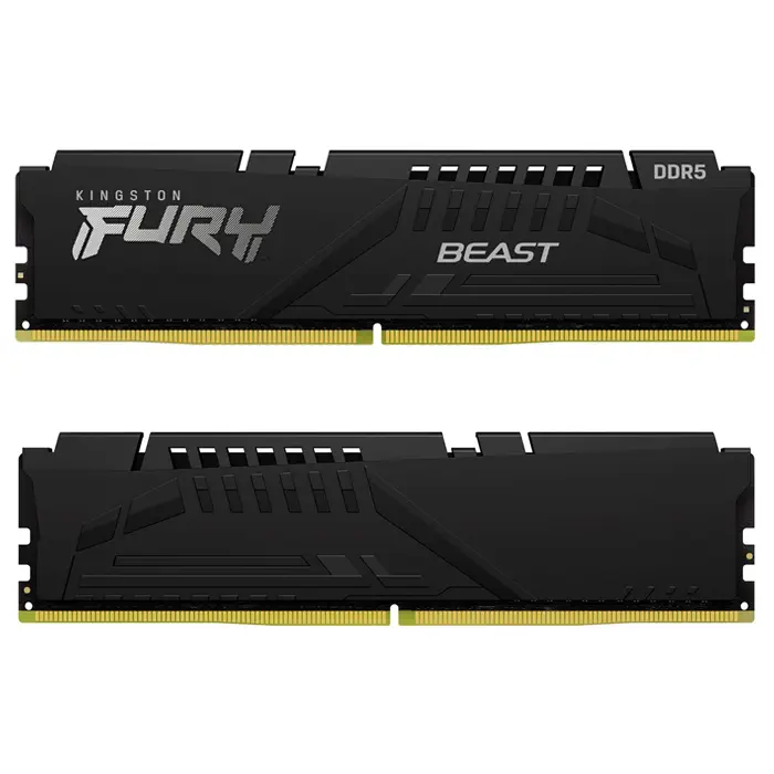 Kingston Beast KF548C38BBK2/32 32GB (2x16GB) DDR5 4800MHz CL38 Siyah Gaming Ram (Bellek)