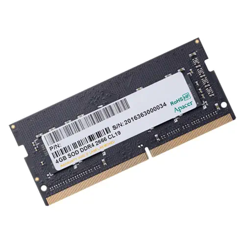 Apacer 4GB (1x4GB) 2666Mhz CL19 DDR4 Notebook Ram (ES.04G2V.KNH)