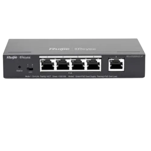 Reyee RG-ES205GC-P 5 Port Poe Gigabit Yönetilebilir Switch