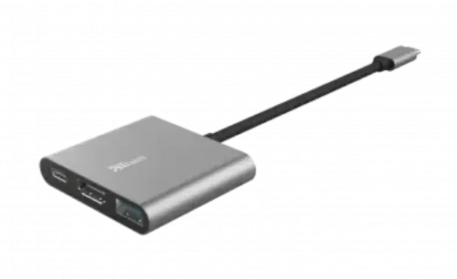 Trust 23772 DALYX 3-IN-1 USB-C Adaptör