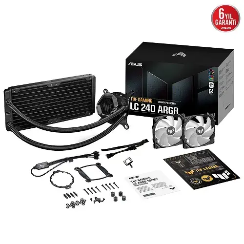 ASUS TUF Gaming LC 240 ARGB 240mm İşlemci Sıvı Soğutucu(90RC00G1-M0UAY0)