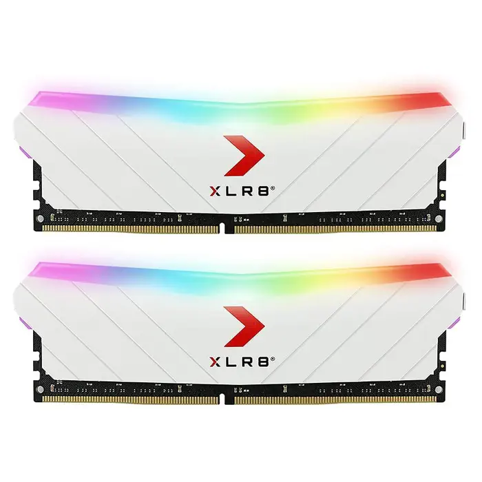 PNY XLR8 Gaming EPIC-X RGB White 16GB (2x8GB) 3600MHz CL18 DDR4 Gaming Ram (MD16GK2D4360018XWRGB)