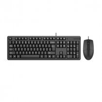 A4 Tech KK-3330 TR Q Siyah Kablolu Multimedya Klavye Mouse Set
