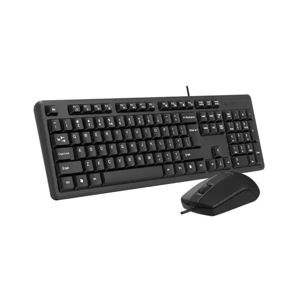 A4 Tech KK-3330 TR Q Siyah Kablolu Multimedya Klavye Mouse Set